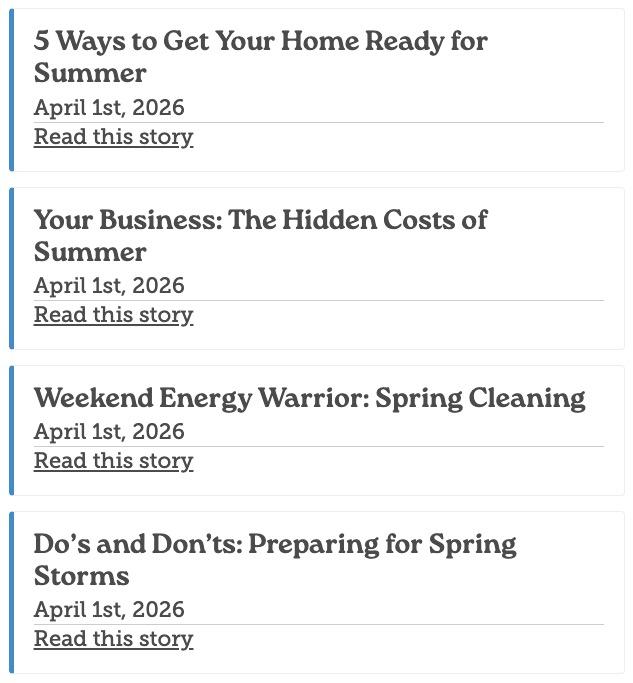 energy solutions articles