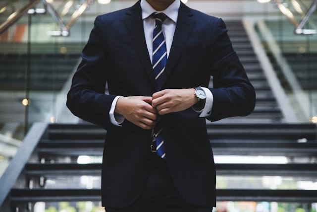 person in suit